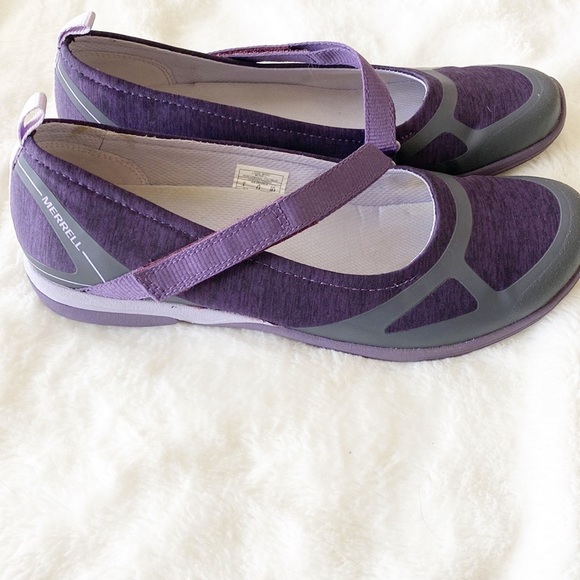 Merrell Purple Logan Mary Jane shoes - Picture 6 of 10